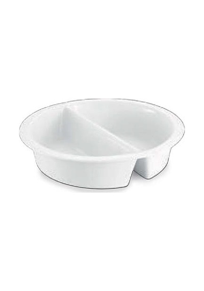 Porselen Yuvarlak 39 Cm Bölmeli Küvet