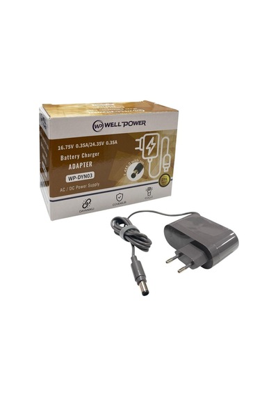 Wellpower Dyn03 Otomatik 16.75v/24.35v 0.35amper Şarjlı Süpürge Adaptörü 7.4x5.0mm Jak Fişli