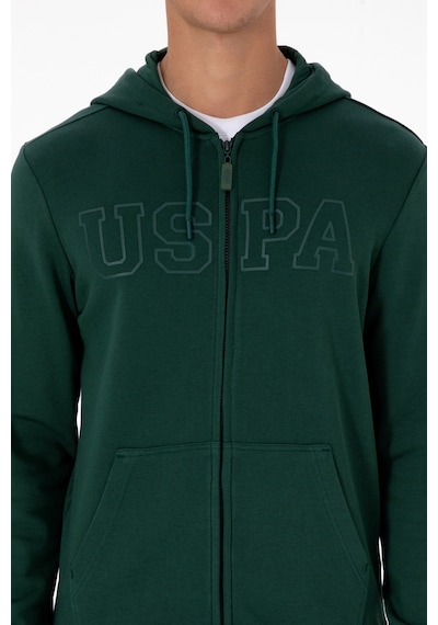 U.s. Polo Assn. Erkek Koyu Yeşil Hırka Örme 50313719-vr079 Koyu Yesıl