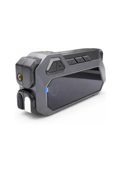 Tr Q18 Jump Starter 12000 Mah Çok Fonksiyonlu Akü Takviye Cihazı Ve Hava Kompresörü, 12v, Dijital Ekran, Led Işık