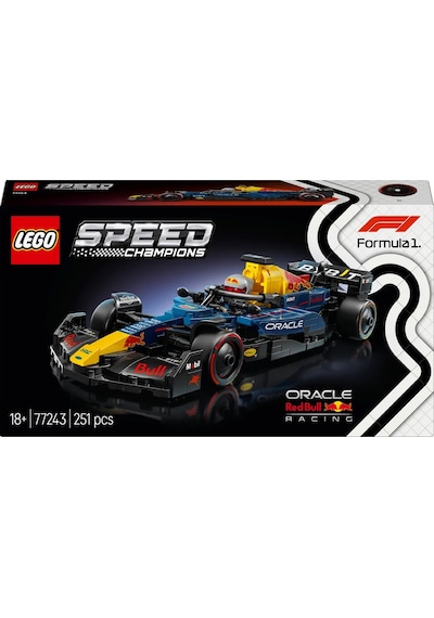 LEGO® Speed Champions Oracle Red Bull Racing RB20 F1® Yarış Arabası 77243 - Yetişkinler için Yaratıcı Model Yapım Seti (251 P)