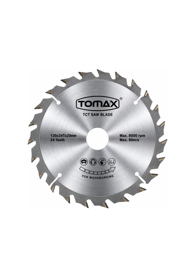 Tomax 130 Mm 24t Elmas Sunta Kesme Testere Bıçağı Daire Testere Kesici Diski
