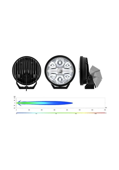 Hella Off-road Valuefit Blade Led Uzun Far Siyah 22w 7" Beyaz Isik 1fj357198-041
