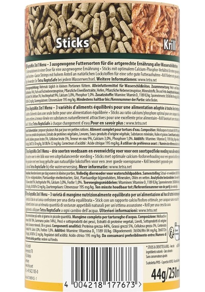 Tetra Yem Reptomin Menu 250ml