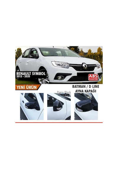 Renault Symbol 2012 ve Üzeri Yarasa Ayna Kapağı piona