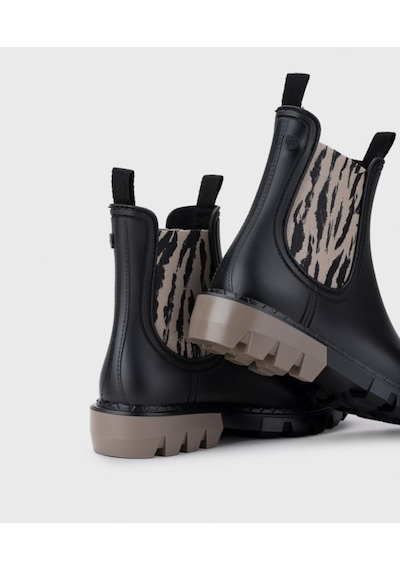 Igor İgor W10333-183 Rock Black Zebra Kadın Bot Siyah 36-41 Siyah