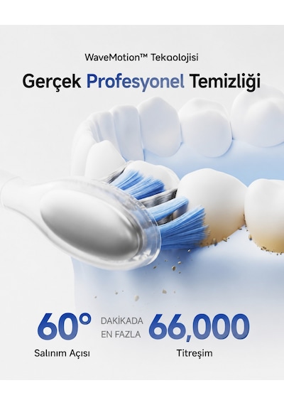 Laifen Wave Pro Abs Beyaz Elektrikli Diş Fırçası Beyaz