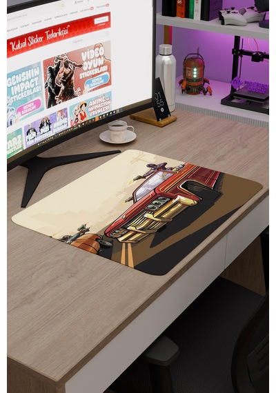 Gta San Andreas Kaymaz Dikişli Kauçuk Oyuncu Mousepad V1 - 48x40 Xl Gaming Mouse Pad Fare Altlığı