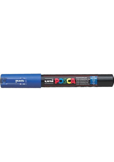 Uni-ball Markör Boyama Posca Su Bazlı Poster 0.7 Mm Mavi Pc-1m Çok Renkli