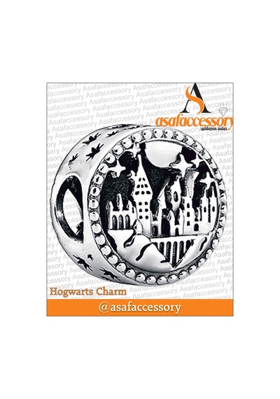 Harry Potter Hogwarts Charm Gümüş