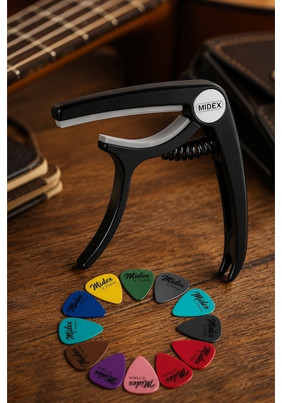Lastvoice LCT-90BK Kaliteli Gitar Capo Sağlam Tutuş