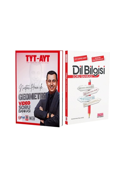 Full Matematik Tyt Ayt Geometri Ve Akm Dil Bilgisi Soru Bankası Seti 2 Kitap