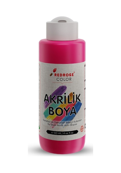 Red Rose Fuşya Akrilik Boya 120 ML
