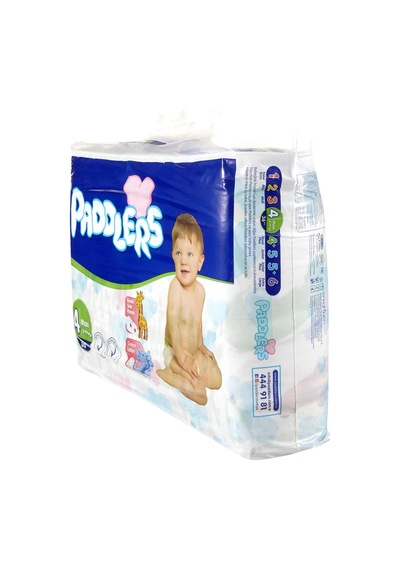 Paddlers - Bebek Bezi 4 Numara Maxi 7-14 Kg 3 x 36 Adet Eko Paket