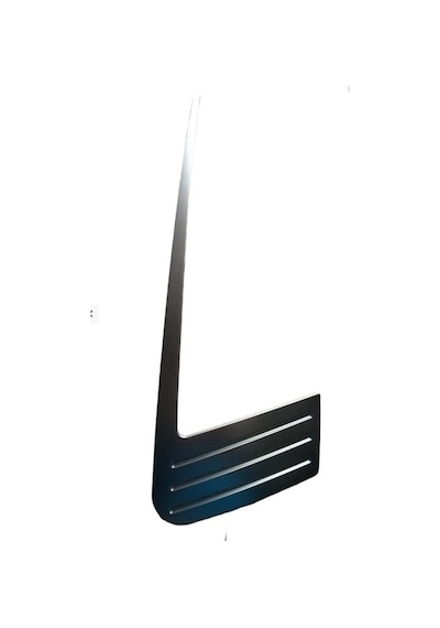 Sele Altı Sol Panel Dekoratif Çıta Gri Beauty 50-125
