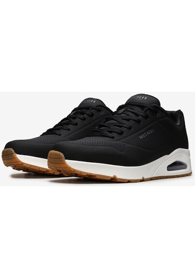 Skechers Uno - Stand On Air Erkek Siyah Sneakers 52458 Blk Siyah