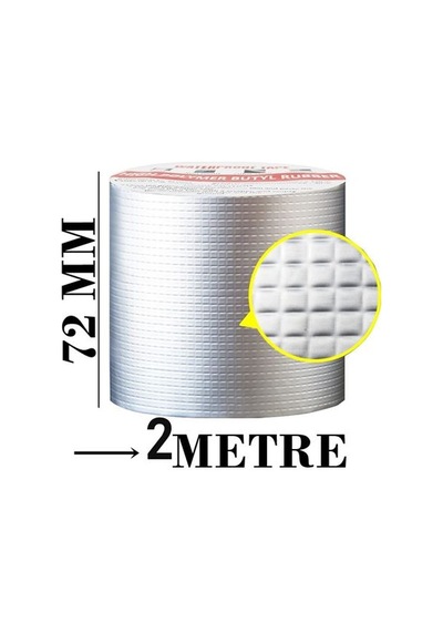 72 Mm Su Hava Yağ Kesici İzolasyon Bandı 2 Metre 716878