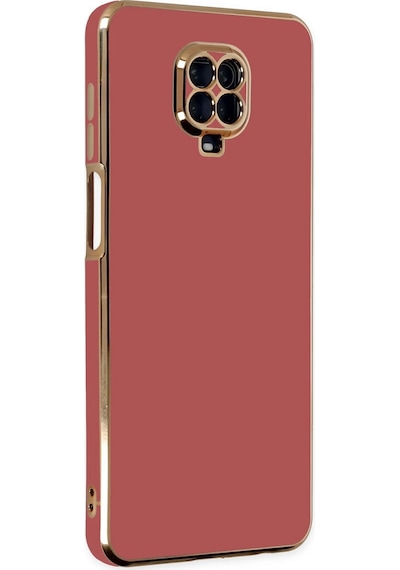 Hnrlıshp Newface Xiaomi Redmi Note 9 Pro Kılıf Volet Silikon - Kırmızı
