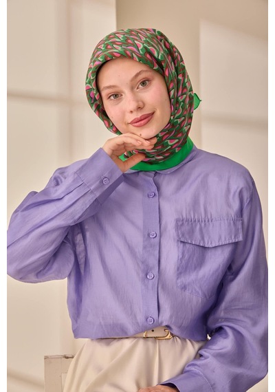 Silk Home Aura Eşarp 140006-22 Yeşil, Acı Kahve, Ekru, Somon, Pembe, Mint