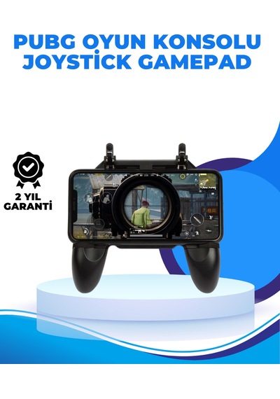 Joystickli Ve Tetikleyicili Pubg Mobile Gamepad Oyun Kontrolcüsü - Lisinya