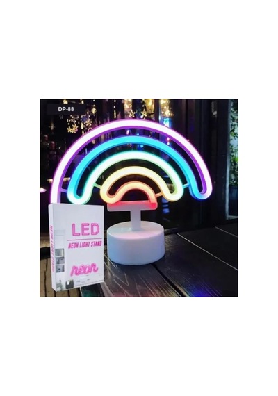 Herşeytrend Gökkuşağı Neon Led Lamba Çok Renkli