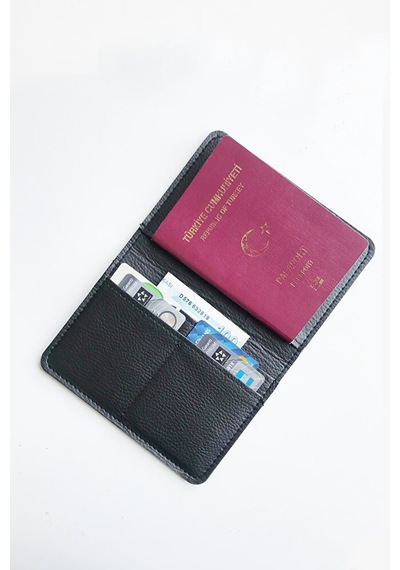Vip Gift Voyager Pasaport Kılıfı Vegan Deri Pasaport Cüzdanı Pasaportluk S Çok Renkli