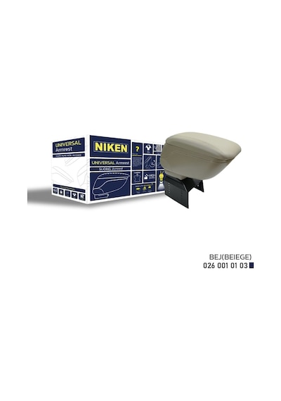 Niken Kol Dayama Sürgülü Bej - Ekolmaks
