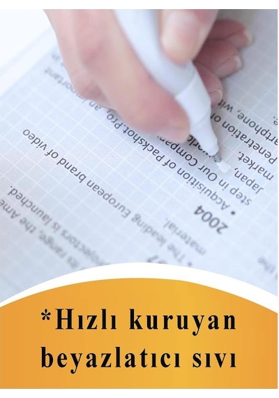 Kalem Daksil 2 Adet Noki Sıvı Düzeltme Kalemi Tükenmez Kalem Pilot Kalem Mürekkep Kapatıcı Kalem Silici Örtücü