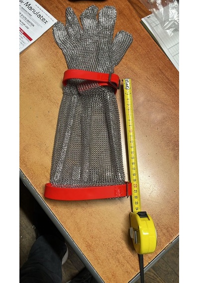 Manulatex Kasap Çelik Örgü Eldiven Dirseğe Kadar 19 Cm Medium Diğer