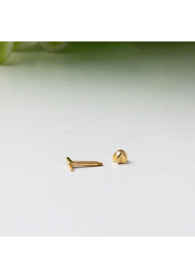14 Ayar Altın Meta Piercing Tragus Küpe KPHSY14K22495