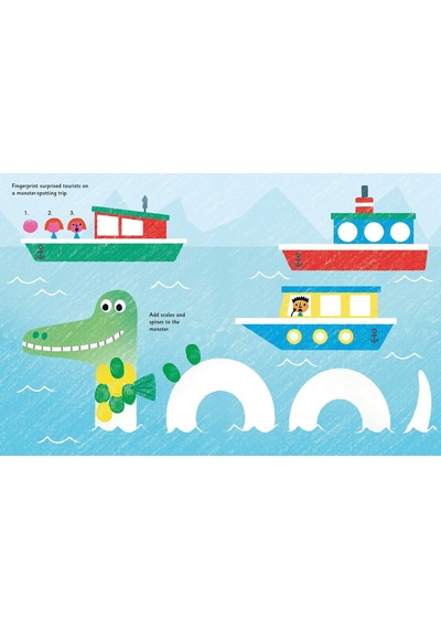 Usborne Fingerprint Activities Monsters