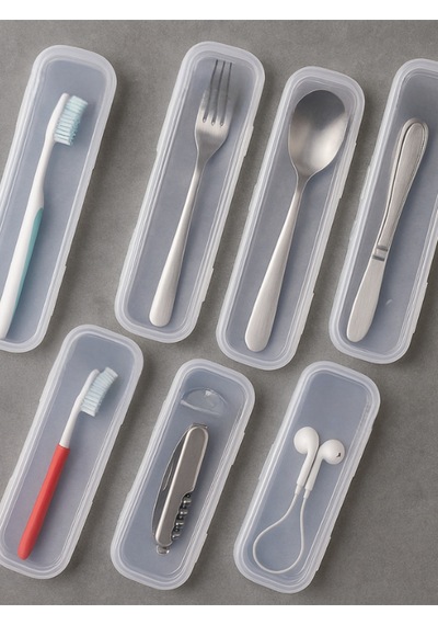 6 Adet Çok Amaçlı Taşnabilir Saklama Kutusu - Çatal Kaşık, Makyaj, Diş Fırçası Vb. Düzenleyici Plast Diğer