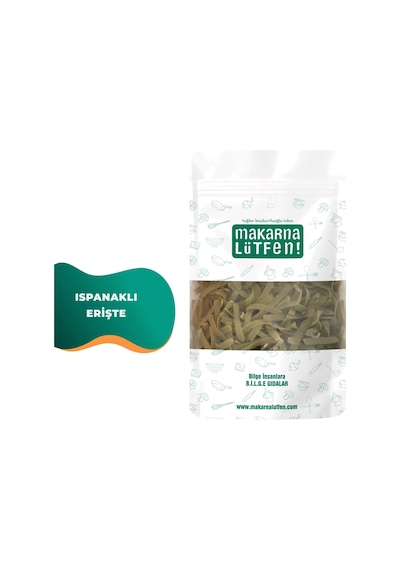 Ispanaklı Erişte 200 Gram