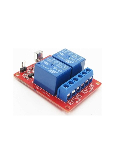 Dc 12v 2 Kanallı 433mhz Kablosuz Rf Alıcılı Röle Modülü