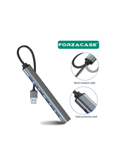 Usb 3.0 To Usb 2.0 Port Çoğaltıcı Hub 7in1 Otg Adaptör - Fc445
