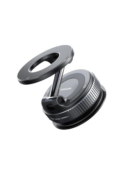 Magsafe Car Mount, Vacuum Car Phone Mount With Strong Magnet, 360 Metal Strut Suction Cup Phone Mount For İphone 17 Pro Max/16 15 14 13 12 Series& Android Magsafe Case, Black Siyah Standart