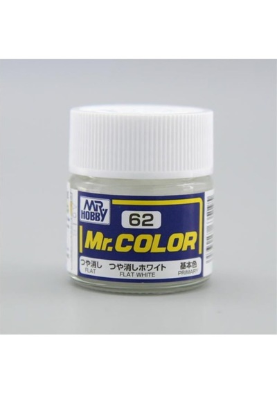 10 Ml. Flat White Mr.color Serisi Maket Boyası, Mr.hobby C062 Standart