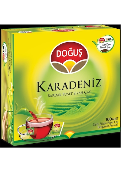Doğuş Karadeniz Bardak Poşet Çay 100 Adet