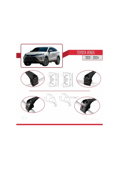 Toyota Venza 2021-2024 Arası İle Uyumlu Ace-2 Model Ara Atkı Tava