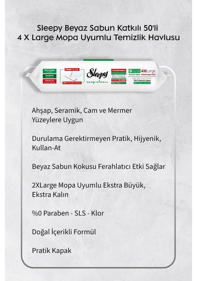 Beyaz Sabun Katkılı Mopa Uyumlu Havlu 50'li, Kireç Ve Yağ Çözücü 30'lu Ve Rosie Hediye Diğer