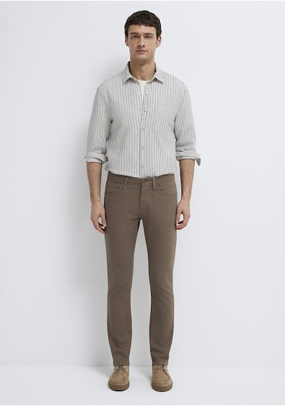 Mavi - Jake Kahverengi Gabardin Pantolon 00422a2788 Kahverengi