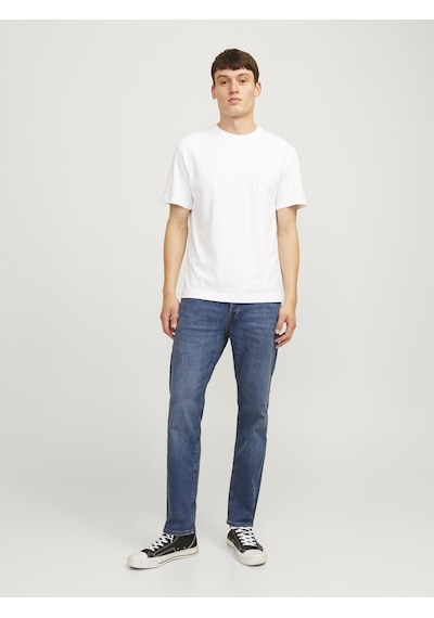 Jack & Jones Erkek Mike Original 223 Comfort Fit Jean Blue Denim