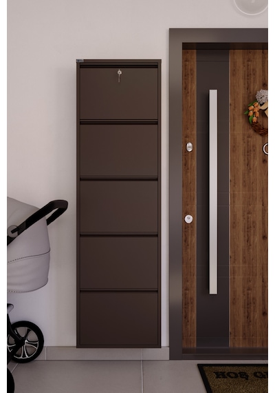 Ceha Kilitli 5'li Metal Ayakkabılık - Kahverengi K.AYK-5 /AB8317/KL Ceha Kilitli 5'li Metal Ayakkabılık - Kahverengi K.AYK-5 /AB8317/KL