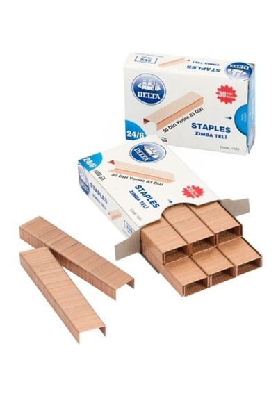 Delta Zımba Teli 24/6 Sarı Zımba Teli 1000 Li
