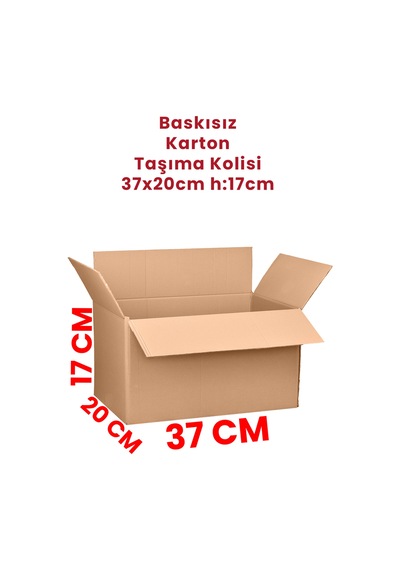 5 Adet Boş Karton İnternet Taşıma Kutusu Boş Koli 37x20x17cm 35 X 20 X 20