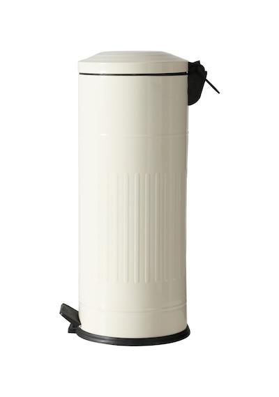 Mudo Home 27lt Pedallı Vıntage Çöp Kovası Krem