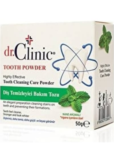 Dr.Clinic Nane Aromali Diş Temizleyici Bakım Tozu 50 G