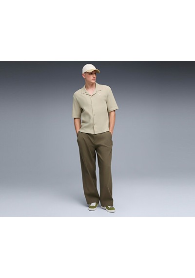 Puma Wardrobe Ess Shirt Erkek Günlük Gömlek 63436361 Gri