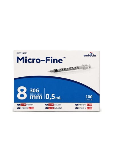 Becton Dickinson Bd Micro-fine Plus 0.5 ml - 100 Adt - 1 Kutu