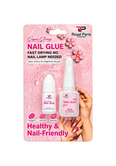Royal Paris Nail Glue Pro 2'li Takma Tırnak Yapıştırıcı Seti 24'li Paket